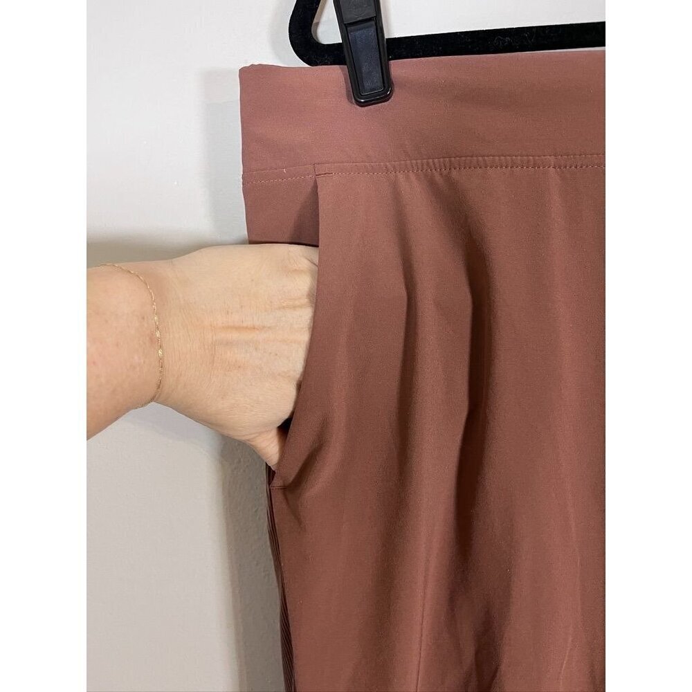 Athleta Active Pant 16T Pink Brooklyn Ankle Performance Stretch Tailored Sporty - Picture 7 of 13